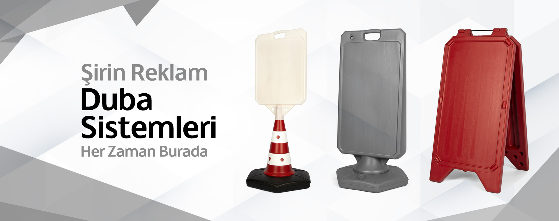 Grupo de produtos de cones publicitários